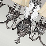 Люстра с 7-ю кремовыми текстильными абажурами Hinkley варинант исполнения - 6 | Loft Concept в Саратове