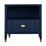 Прикроватная тумбочка с полкой Elsa Dreams Blue варинант исполнения - 5 | Loft Concept в Саратове