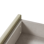 Консоль прямоугольная на золотом каркасе с 2-мя ящиками Warwick варинант исполнения - 1 | Loft Concept в Саратове