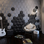 Гипсовая 3D панель с принтографией PM-30 варинант исполнения - 7 | Loft Concept в Саратове