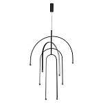 Люстра подвесная с дугообразными изогнутыми элементами Luke Lampco Tracer Lamp варинант исполнения - 2 | Loft Concept в Саратове