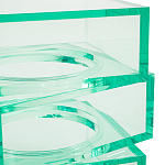 Стол журнальный в форме кубов Acrylic Furniture Lumina Mint Breeze варинант исполнения - 3 | Loft Concept в Саратове