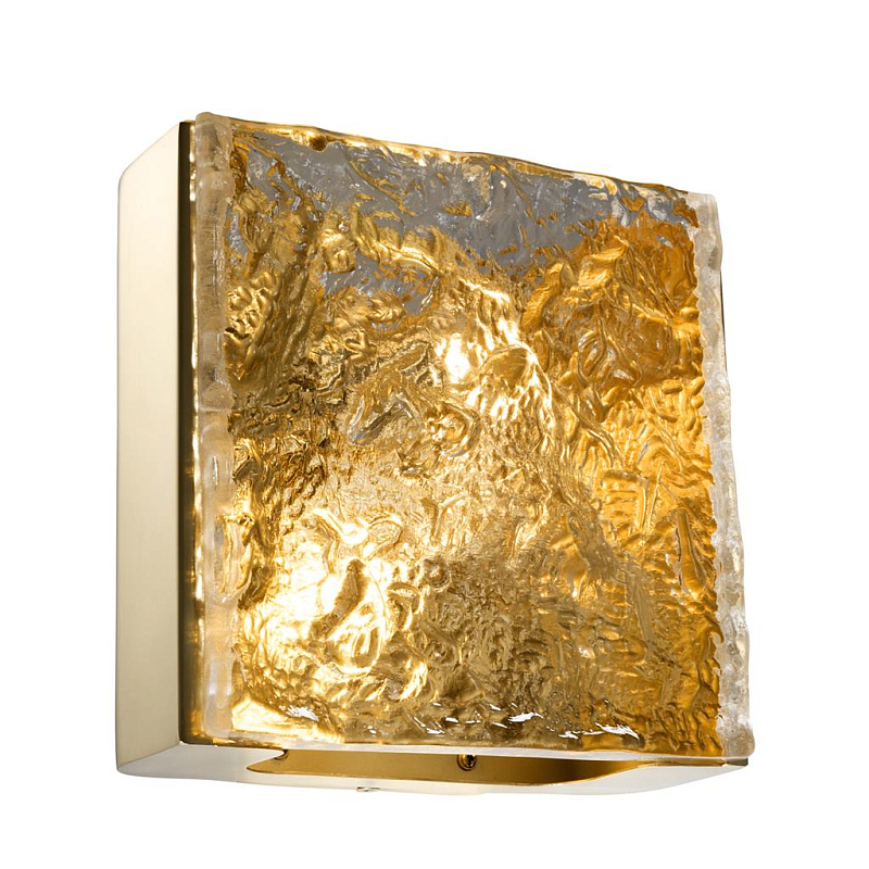 Бра Eichholtz Wall Lamp St Kitts Латунь Прозрачное Стекло Бра Eichholtz Wall Lamp St Kitts Латунь Прозрачное Стекло в Саратове | Loft Concept