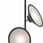 Торшер черный с 2-мя большими лампами Black Diffusers варинант исполнения - 1 | Loft Concept в Саратове