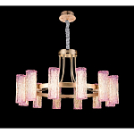 Люстра круглая с текстурными цилиндрическими плафонами Glimpse варинант исполнения - 4 | Loft Concept в Саратове