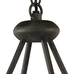 Люстра круглая с литыми стеклянными дисками Olympe Glass Chandelier варинант исполнения - 3 | Loft Concept в Саратове