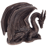 Декоративная статуэтка Дракон Dark Bronze Winged Dragon Statuette варинант исполнения - 1 | Loft Concept в Саратове