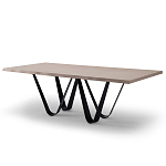 Стол обеденный на изогнутых ножках Consonance варинант исполнения - 1 | Loft Concept в Саратове