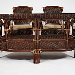 Комплект обеденный из ротанга Eloise grand варинант исполнения - 11 | Loft Concept в Саратове