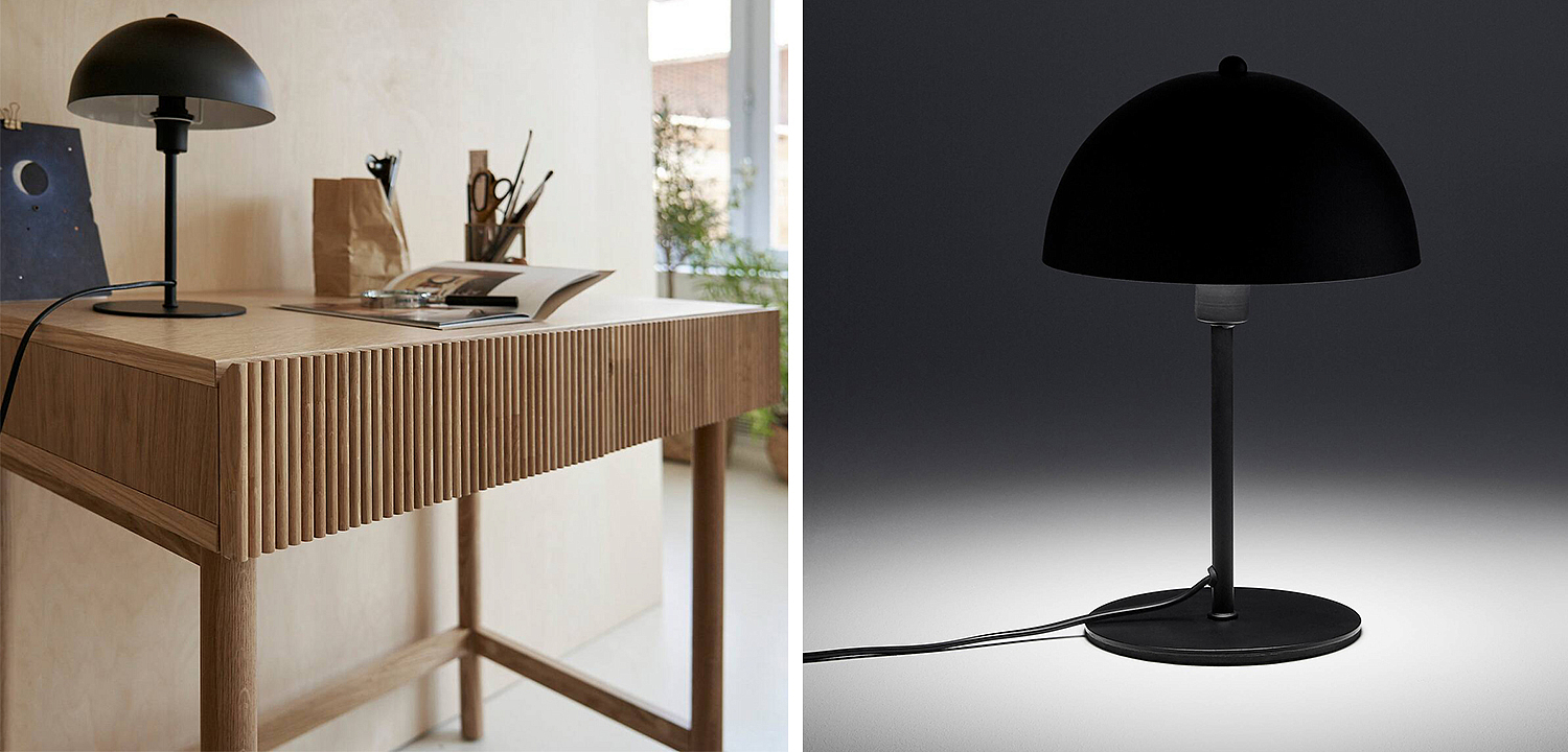 Настольная лампа Umbel Table Lamp Black Настольная лампа Umbel Table Lamp Black - Loft-Concept в Саратове