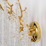 Бра золотого цвета с ветвями и хрустальными подвесками FAIRYTREE Light варинант исполнения - 7 | Loft Concept в Саратове