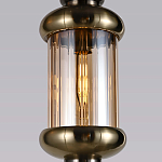 Подвесной светильник с янтарным стеклянным плафоном Amber Queen варинант исполнения - 4 | Loft Concept в Саратове