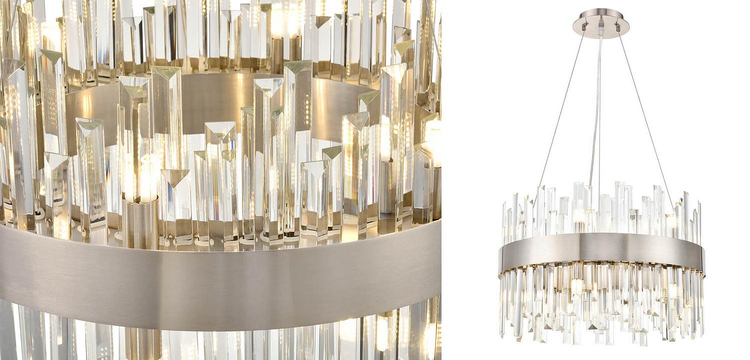 Люстра Cramer Chandelier 50 satin nickel Люстра Cramer Chandelier 50 satin nickel - Loft-Concept в Саратове