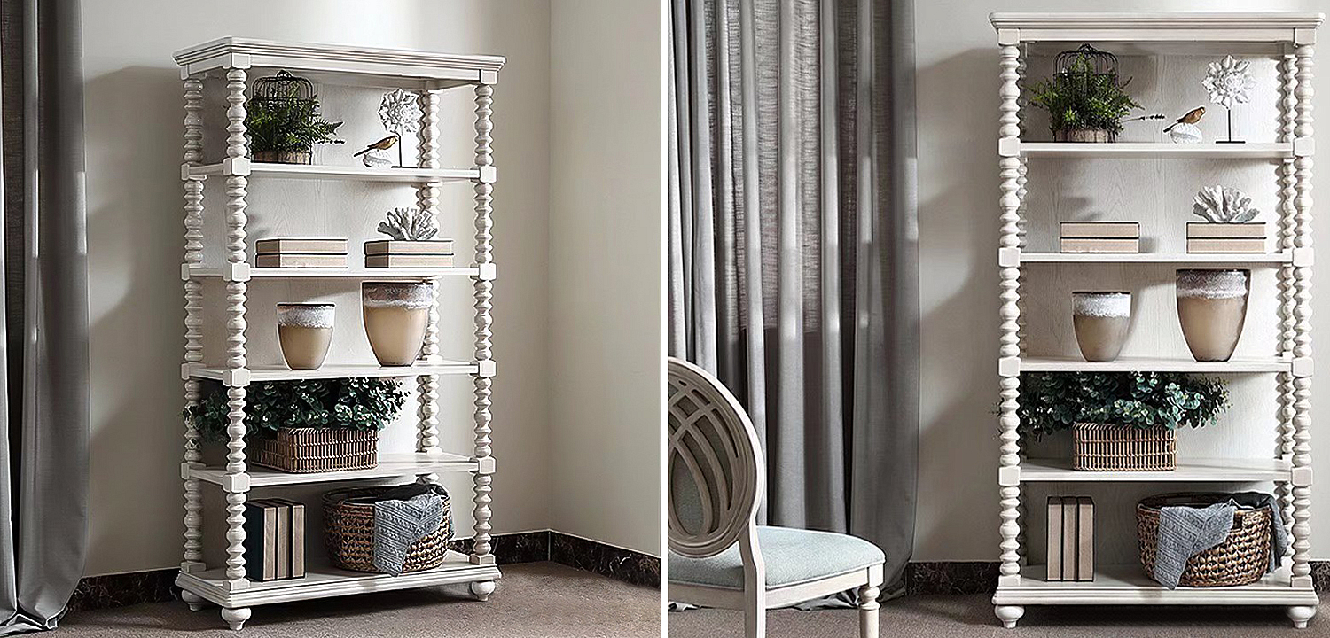 Стеллаж Reine Provence White Rack Стеллаж Reine Provence White Rack - Loft-Concept в Саратове