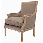Кресло William Classical Armchair brown flax варинант исполнения - 3 | Loft Concept в Саратове