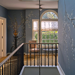 Обои ручная роспись Nara Original colourway on Summer Sky slub silk варинант исполнения - 2 | Loft Concept в Саратове