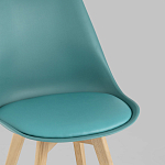 Стул с основой из пластика и мягким сиденьем Arvika Azure варинант исполнения - 7 | Loft Concept в Саратове