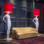 Лампа MANNEQUIN LAMP с абажуром созерцание силуэта варинант исполнения - 2 | Loft Concept в Саратове
