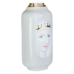 Ваза с золотисто-белыми фрагментами Faces of Imagination варинант исполнения - 1 | Loft Concept в Саратове