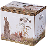 Кружка из фарфора с изображением фазанов и собаки 400 мл Hunting Porcelain Collection варинант исполнения - 2 | Loft Concept в Саратове