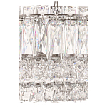 Люстра подвесная круглая из прозрачного хрусталя с корпусом из металла цвета хром Selfsufficient варинант исполнения - 2 | Loft Concept в Саратове