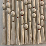 Панно на стену из хлопковых нитей White Morse Wall Hanging  варинант исполнения - 1 | Loft Concept в Саратове