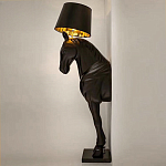 Horse Statue Floor Lamp Большой светильник Черная Лошадь варинант исполнения - 3 | Loft Concept в Саратове