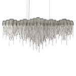 Люстра подвесная с металлическими дугами и длинными цепочками 115 см Atlantis Chain варинант исполнения - 15 | Loft Concept в Саратове