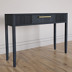 Элегантная Консоль Primo с выдвижным ящиком Черный дуб варинант исполнения - 2 | Loft Concept в Саратове