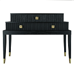 Премиальная Консоль с тремя ящиками Elsa Dreams Black варинант исполнения - 4 | Loft Concept в Саратове