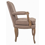 Кресло Aubrey Classical Armchair brown flax варинант исполнения - 1 | Loft Concept в Саратове