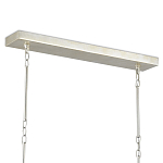 Люстра серебряная из пересекающихся прямоугольных элементов Intersecting Rectangles варинант исполнения - 3 | Loft Concept в Саратове