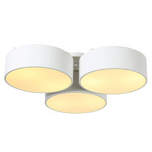 Белый потолочный светильник Skylight 3 плафона