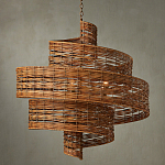 Люстра фактурная в виде спирали Enveloping Art варинант исполнения - 4 | Loft Concept в Саратове