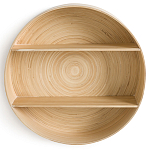 Полка настенная из бамбука Zenara варинант исполнения - 1 | Loft Concept в Саратове