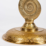 Кофейный стол из металла с круглой столешницей Table Gold Metal варинант исполнения - 3 | Loft Concept в Саратове