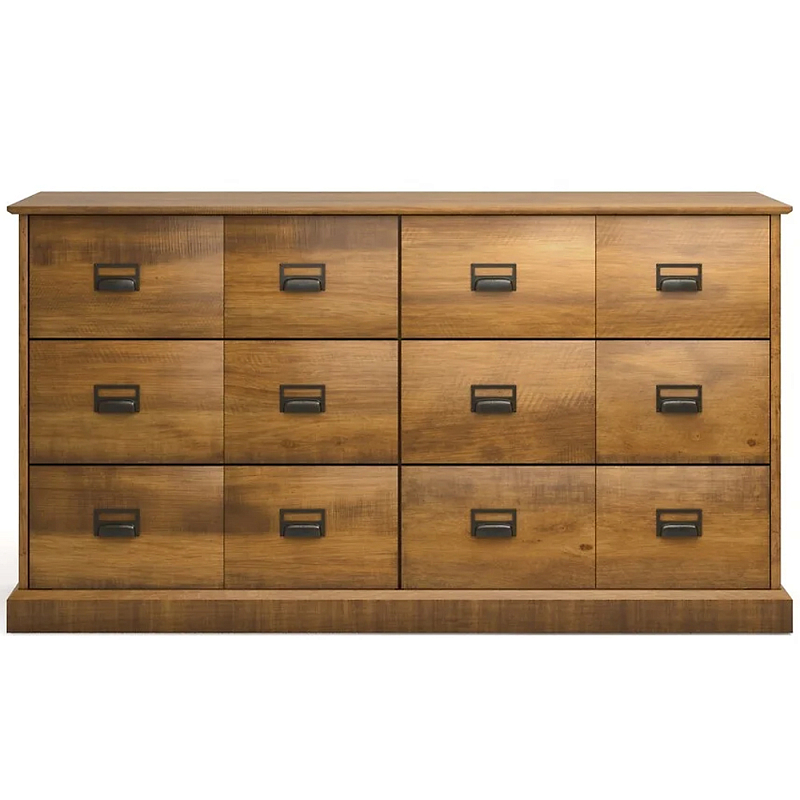 Деревянный комод с 6-ю ящиками Blanton Chest of Drawers Древесина Коричневый Деревянный комод с 6-ю ящиками Blanton Chest of Drawers Древесина Коричневый в Саратове | Loft Concept