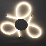 Люстра белого цвета с тремя изогнутыми светодиоидными плафонами Luke Lampco Tracer Lamp варинант исполнения - 2 | Loft Concept в Саратове