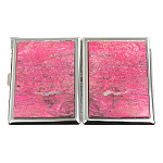 Портсигар с газовой зажигалкой из натурального камня Родонит Stone Cigarettes Cases варинант исполнения - 7 | Loft Concept в Саратове