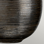 Настольная лампа с круглым фарфоровым основанием ручной работы с покрытием глазурью и белым абажуром из искусственного шелка Elstead Lighting варинант исполнения - 5 | Loft Concept в Саратове