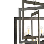 Люстра из пересекающихся квадратных элементов Intersecting Squares варинант исполнения - 1 | Loft Concept в Саратове