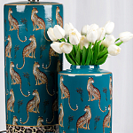Ваза фарфоровая с крышкой Leopard Ccollection варинант исполнения - 4 | Loft Concept в Саратове