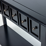 Черная консоль с выдвижными ящиками Monica варинант исполнения - 3 | Loft Concept в Саратове