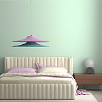 Подвесной вязаный светильник в двухцветном исполнении «Двойной Токио»  варинант исполнения - 1 | Loft Concept в Саратове