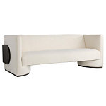 Трехместный диван Florida Sofa  с элегантным деревянным декором  варинант исполнения - 1 | Loft Concept в Саратове