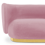 Диван с обивкой из искусственного меха Ambrose Soft Sofa варинант исполнения - 4 | Loft Concept в Саратове