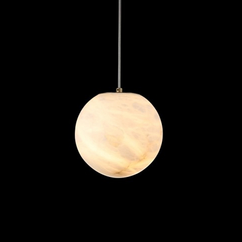 Люстра подвесная с сферическими плафономи из натурального камня Glowing Spheres Латунь Белый Люстра подвесная с сферическими плафономи из натурального камня Glowing Spheres Латунь Белый в Саратове | Loft Concept