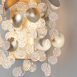 Бра с декоративными подвесками из прозрачного стекла в форме монеток FAIRYTREE Light варинант исполнения - 4 | Loft Concept в Саратове