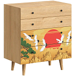 Комод с принтом на ящиках Elise Chest of Drawers варинант исполнения - 16 | Loft Concept в Саратове