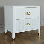 Тумба прикроватная с двумя ящиками Elsa Dreams White варинант исполнения - 1 | Loft Concept в Саратове